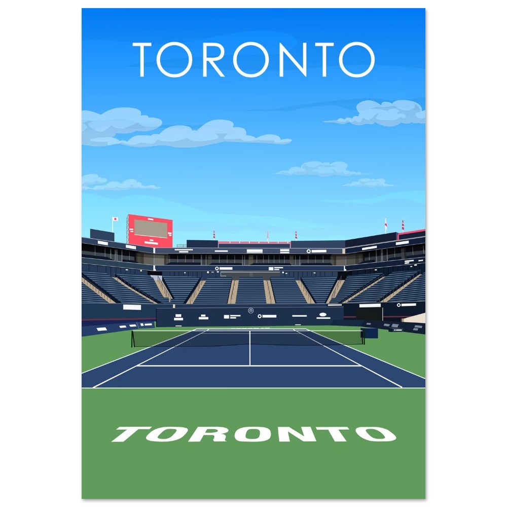 Toronto ATP/WTA Masters Tennis Stadium Poster