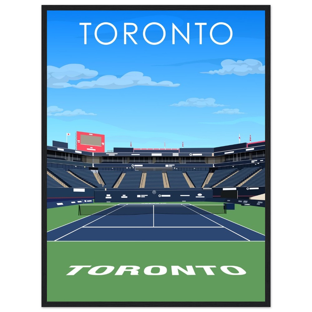 Toronto ATP/WTA Masters Tennis Stadium Poster