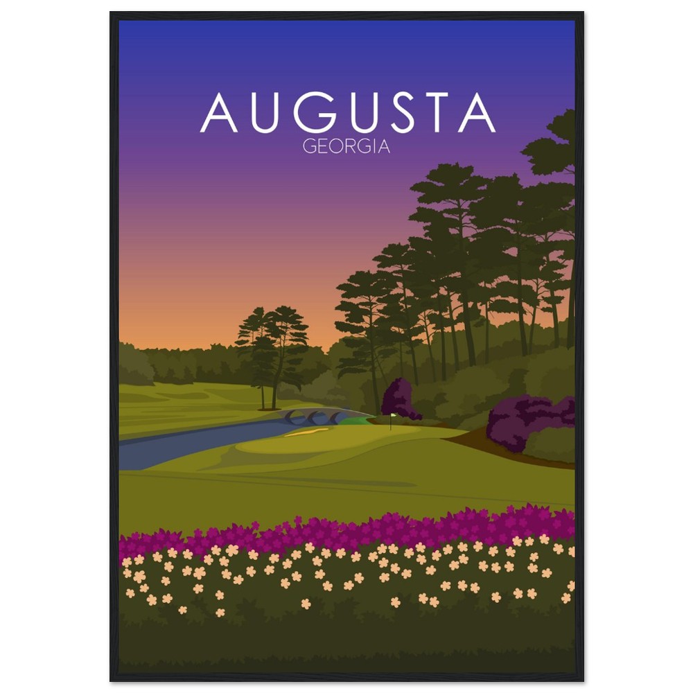 Augusta National Golf Course Sunset Print | Augusta National Poster