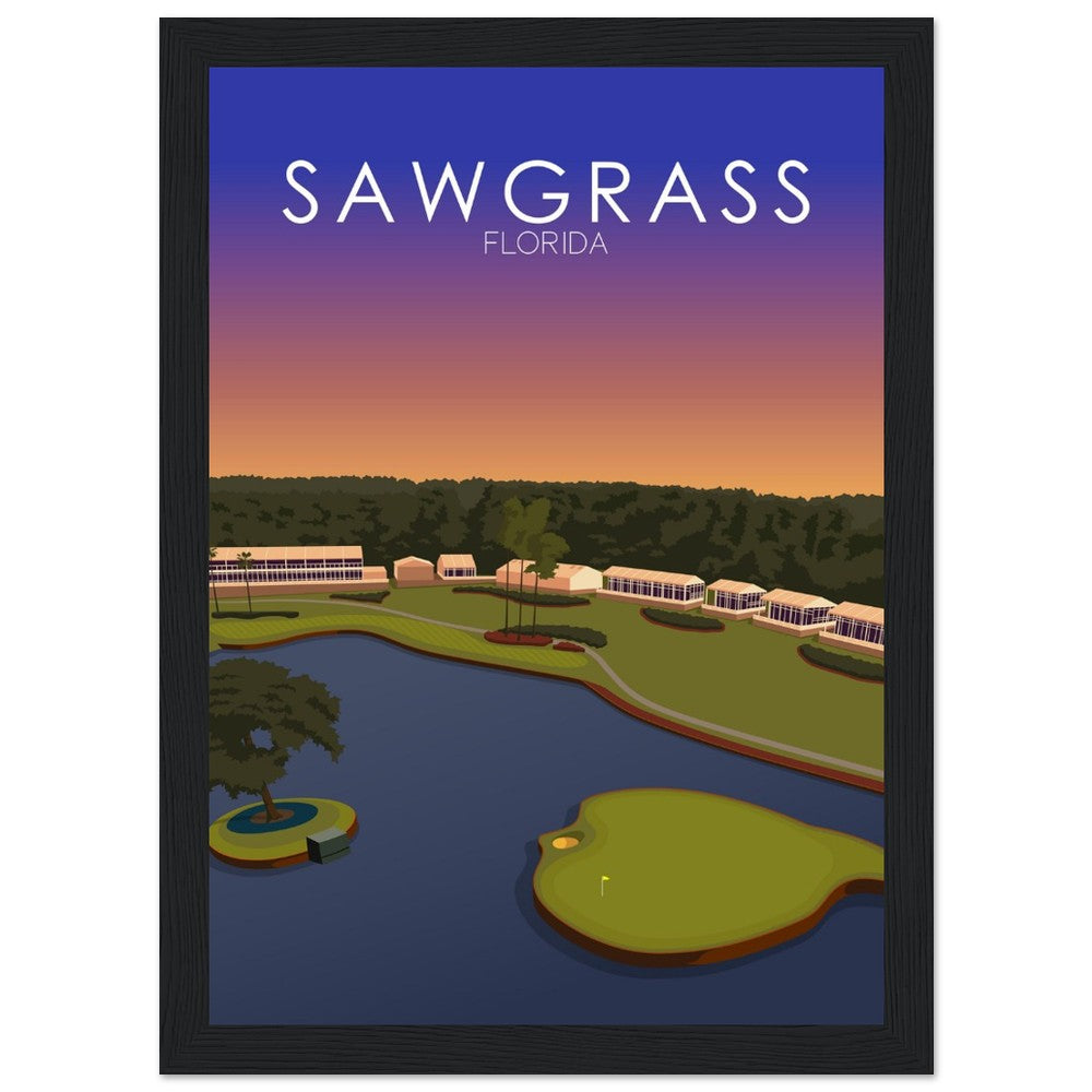 TPC Sawgrass Golf Course Sunset Print