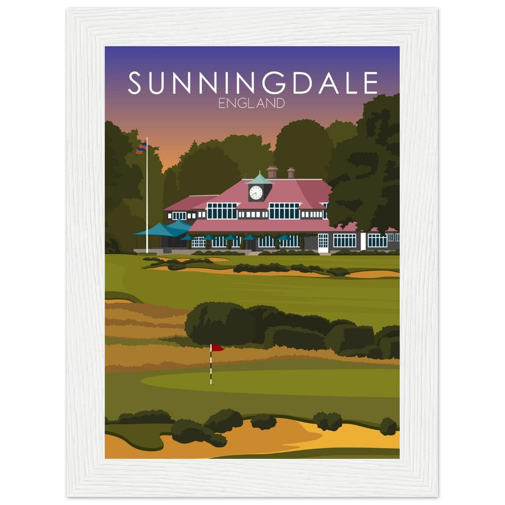 Sunningdale Golf Course Sunset Print