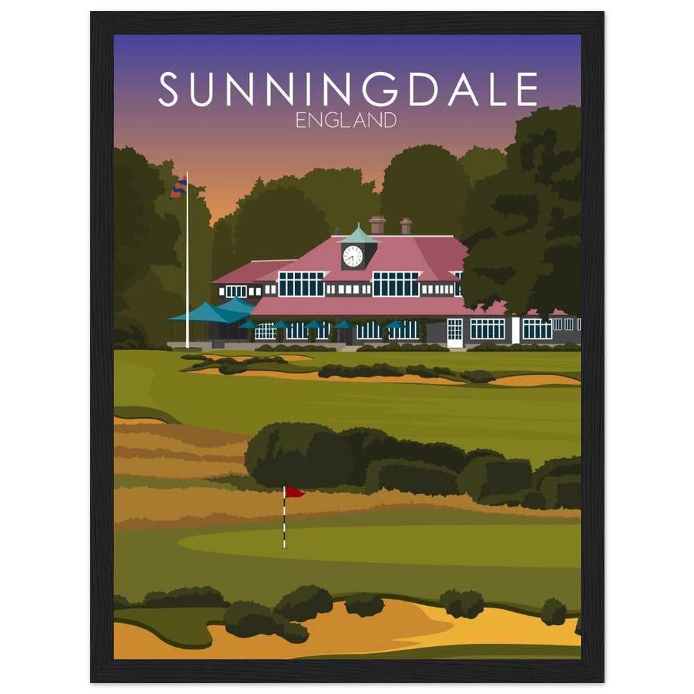 Sunningdale Golf Course Sunset Print