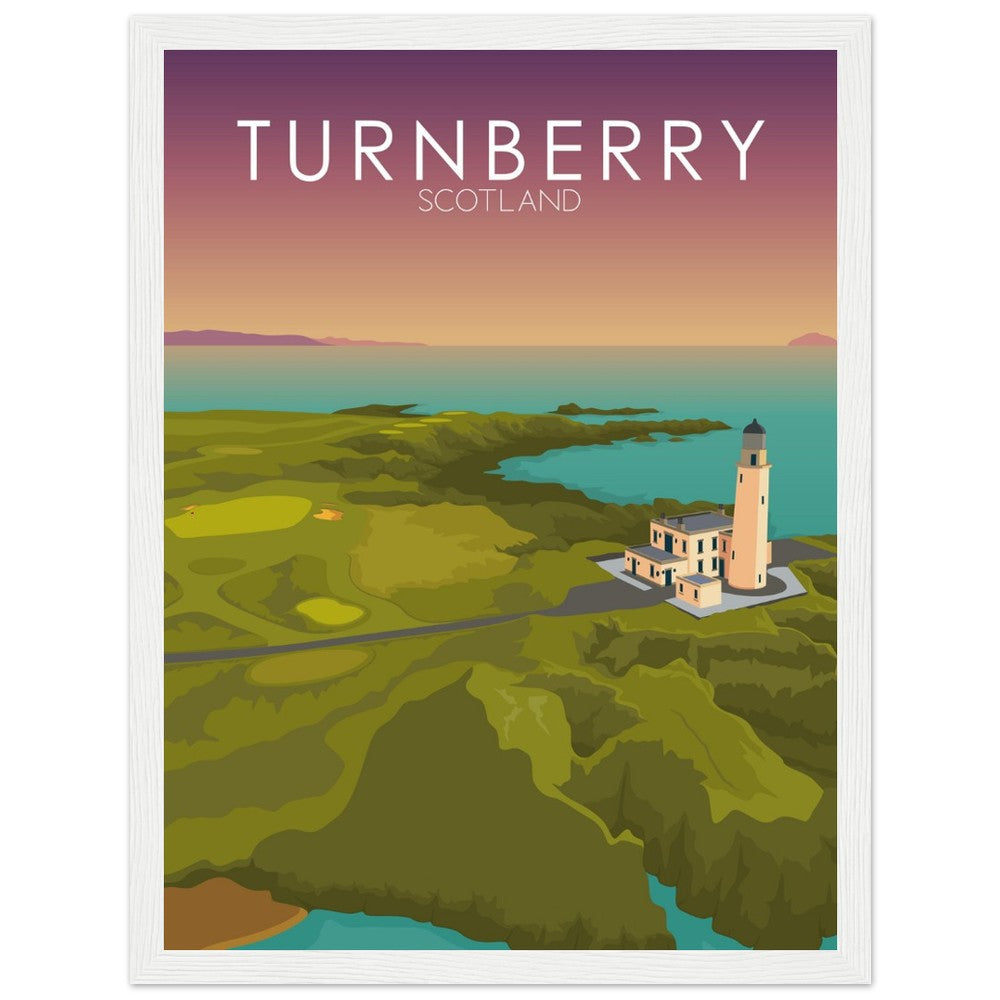 Turnberry Golf Course Sunset Print