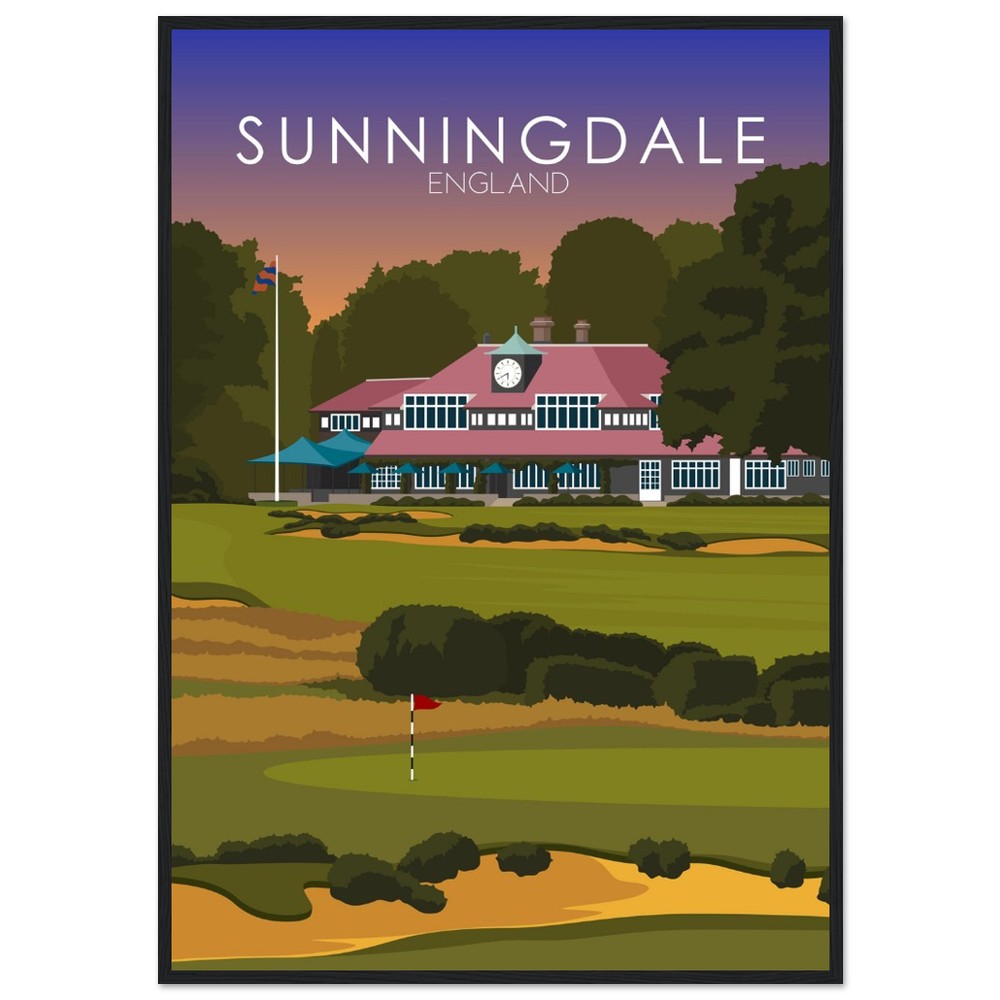 Sunningdale Golf Course Sunset Print