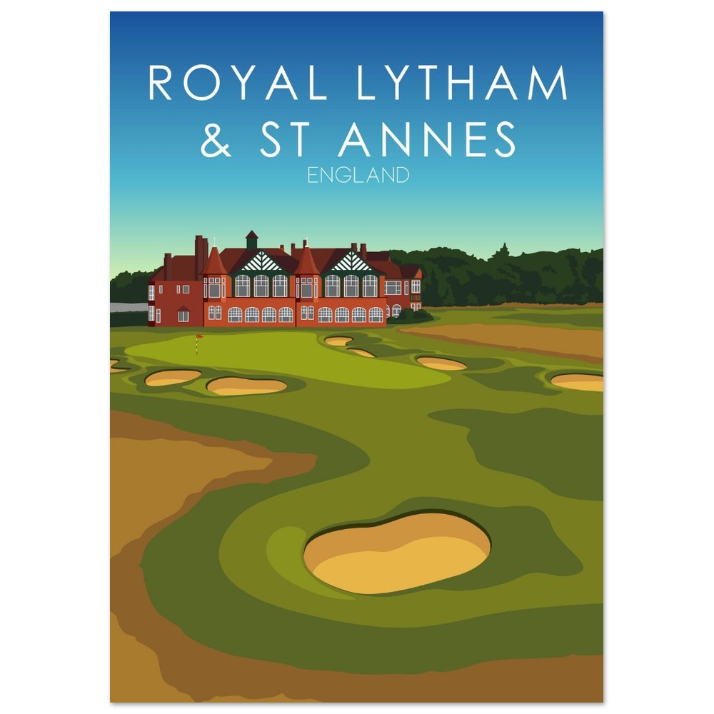 Royal Lytham & St Annes Golf Course Poster