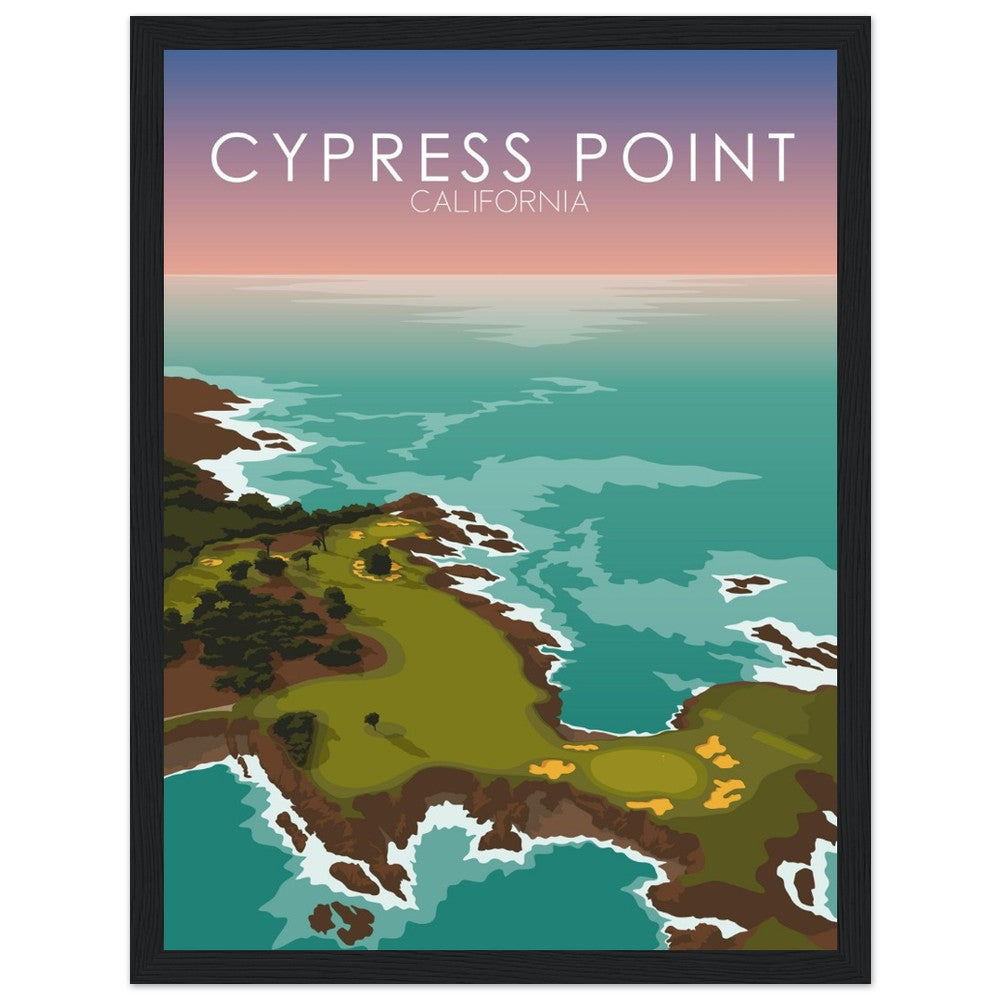 Cypress Point Golf Course Sunset Print