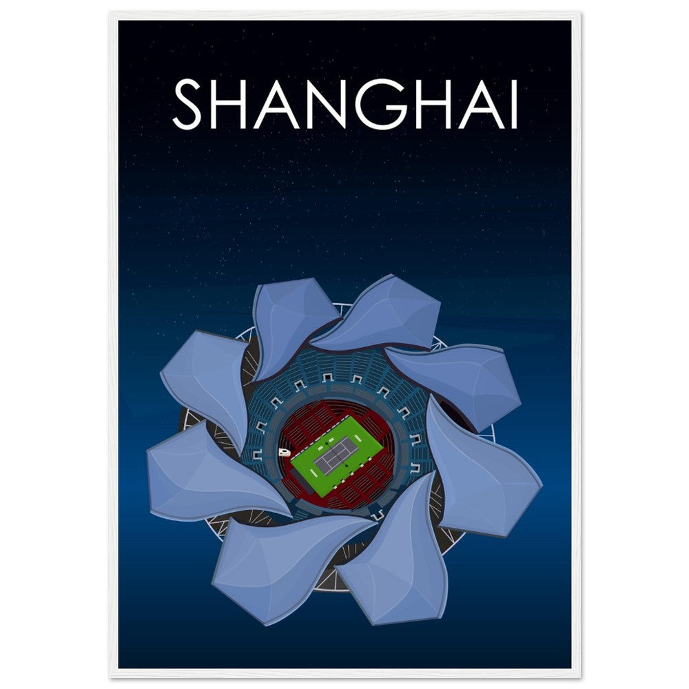 Shanghai ATP Masters Tennis Stadium Poster