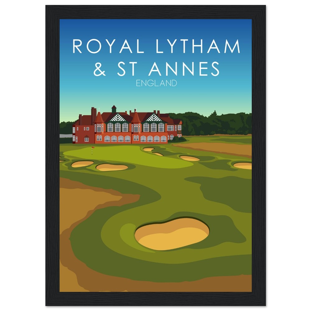 Royal Lytham & St Annes Golf Course Poster