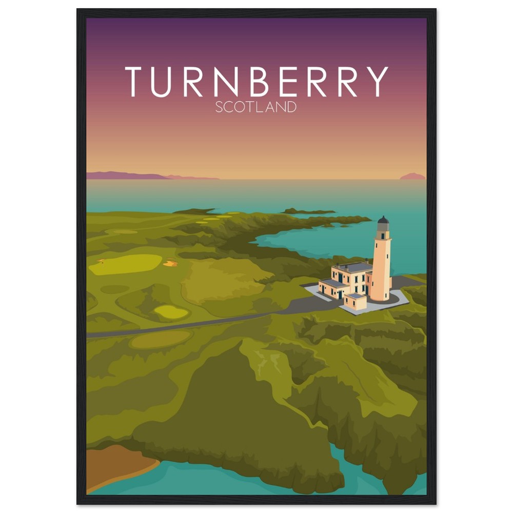 Turnberry Golf Course Sunset Print