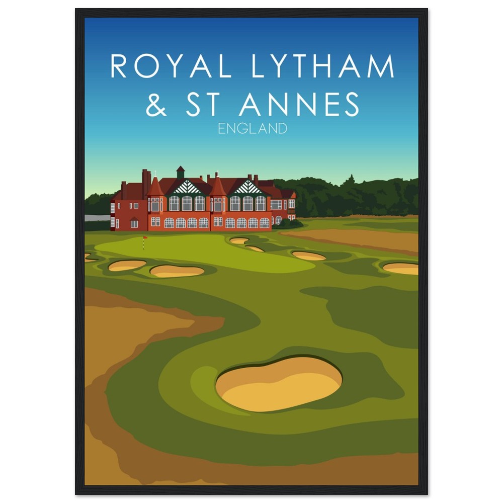 Royal Lytham & St Annes Golf Course Poster