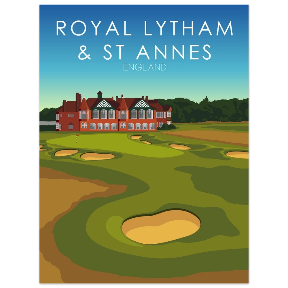 Royal Lytham & St Annes Golf Course Poster