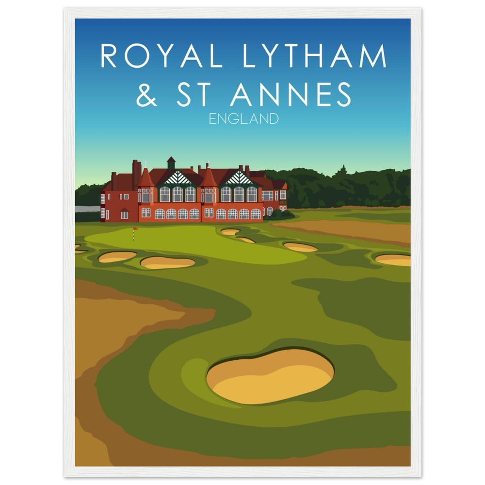 Royal Lytham & St Annes Golf Course Poster