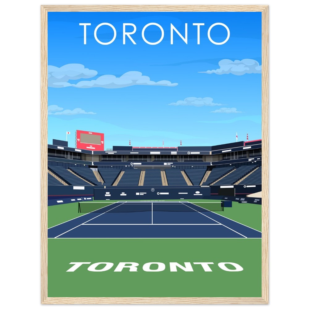 Toronto ATP/WTA Masters Tennis Stadium Poster