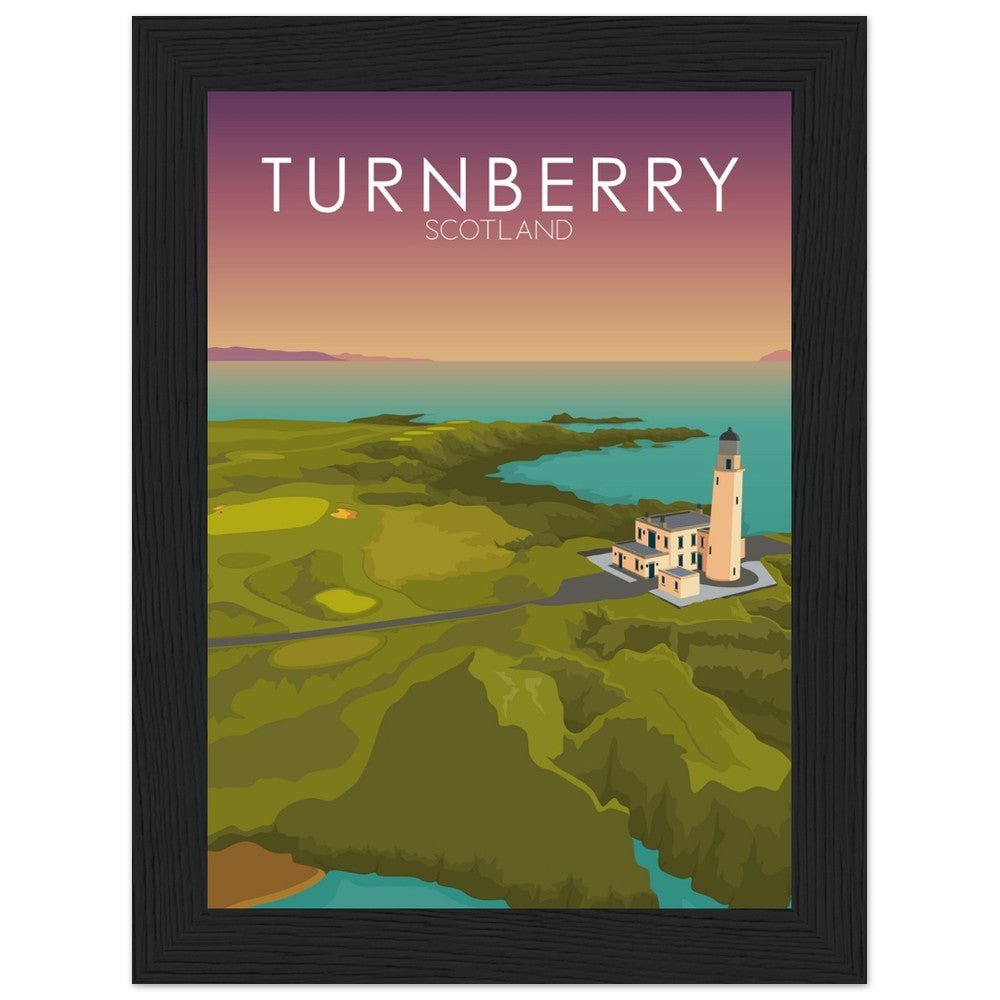 Turnberry Golf Course Sunset Print