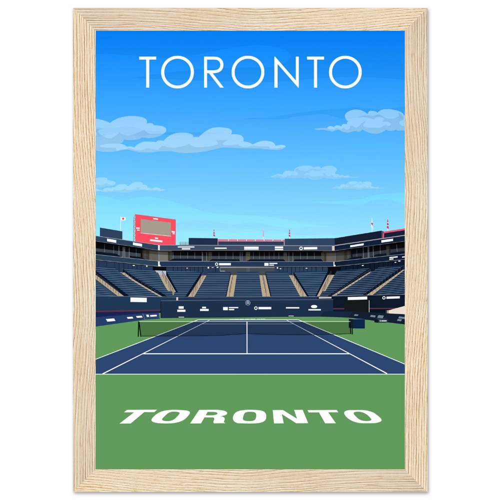 Toronto ATP/WTA Masters Tennis Stadium Poster