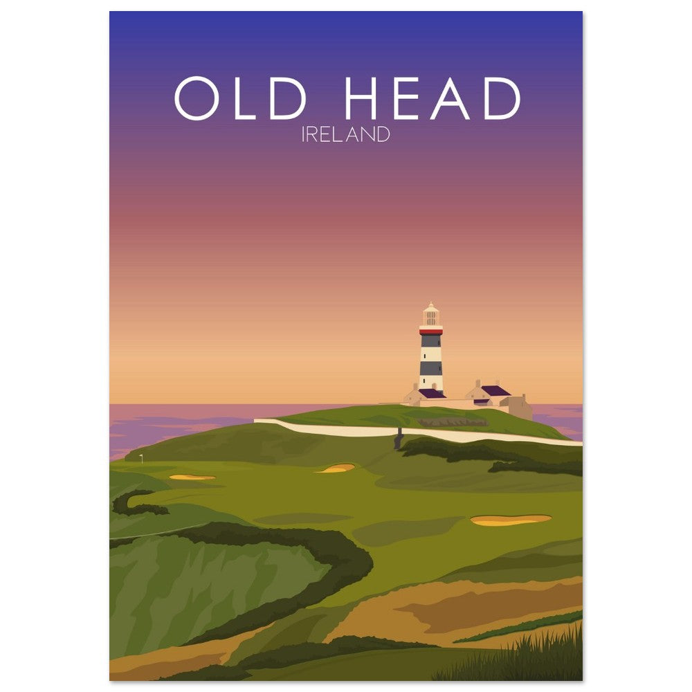 Old Head Golf Links Sunset Print