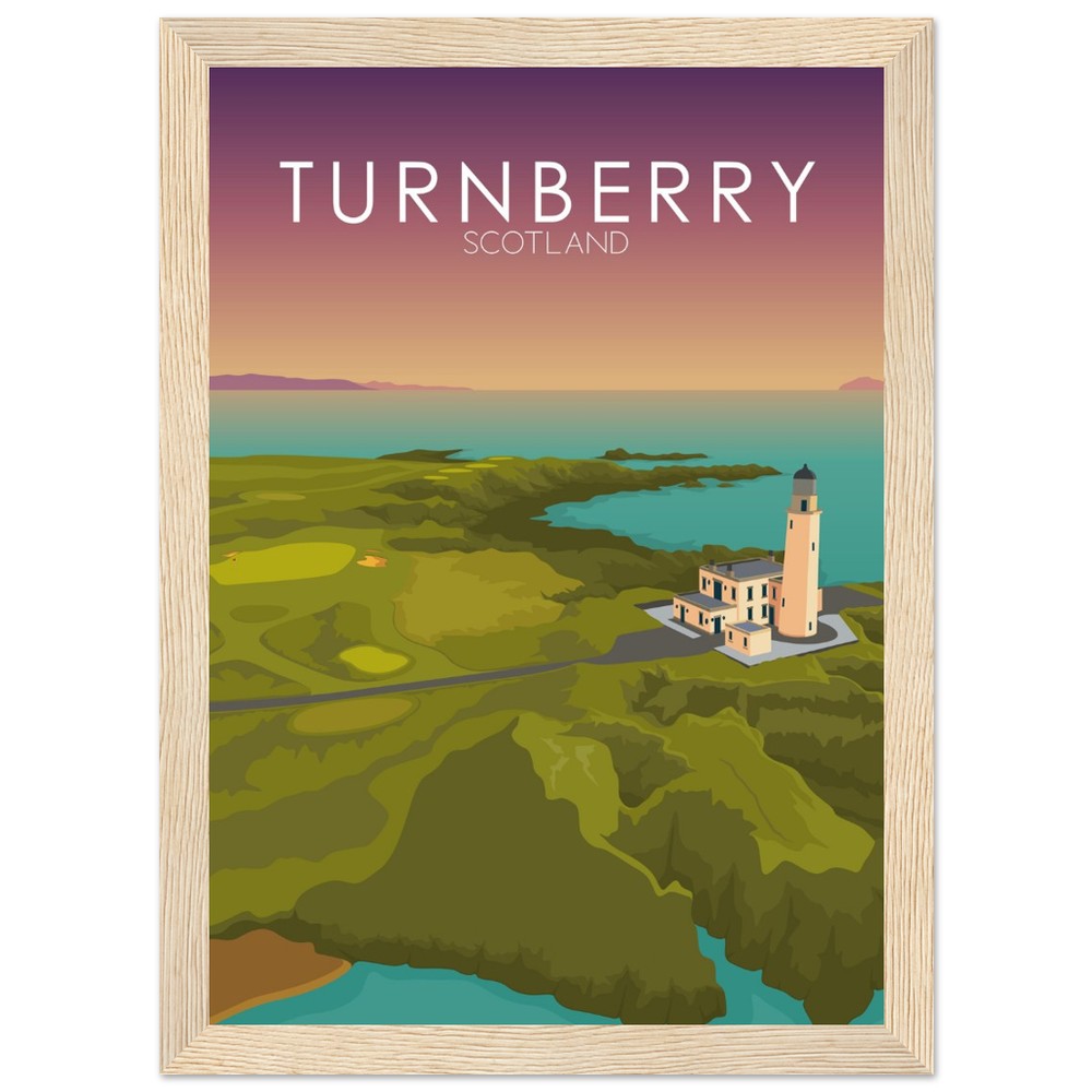 Turnberry Golf Course Sunset Print