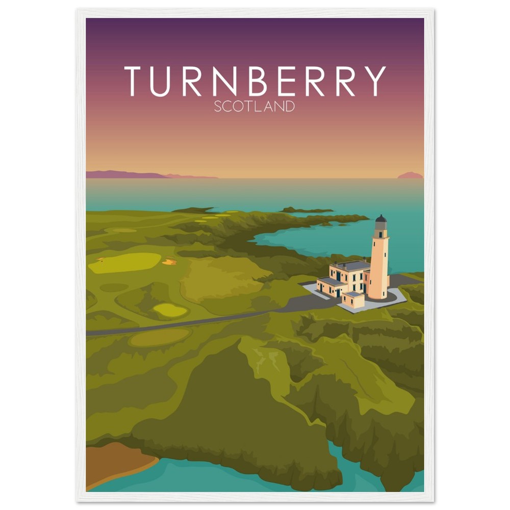 Turnberry Golf Course Sunset Print
