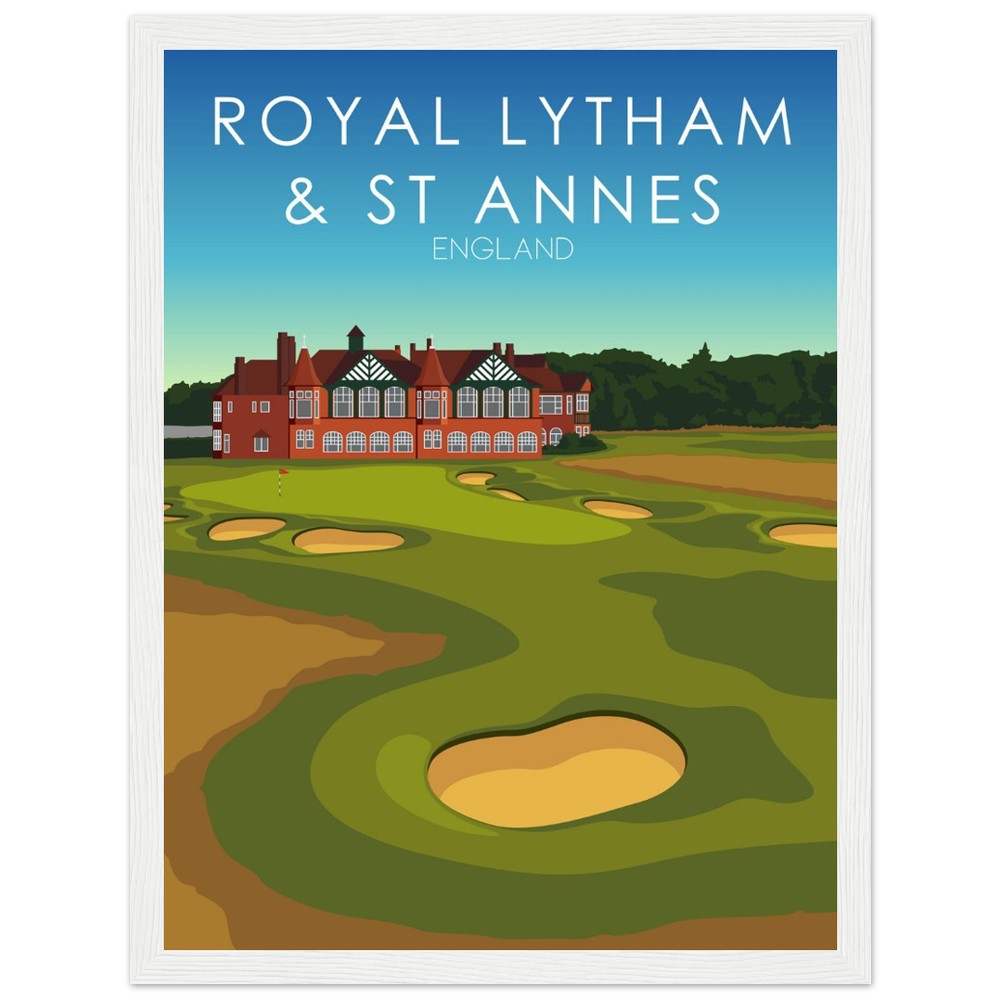 Royal Lytham & St Annes Golf Course Poster