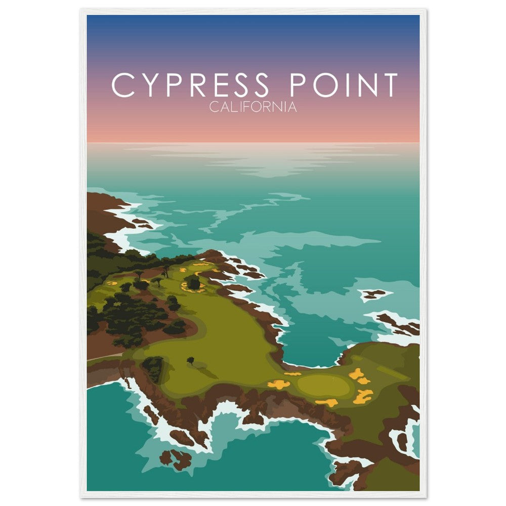 Cypress Point Golf Course Sunset Print