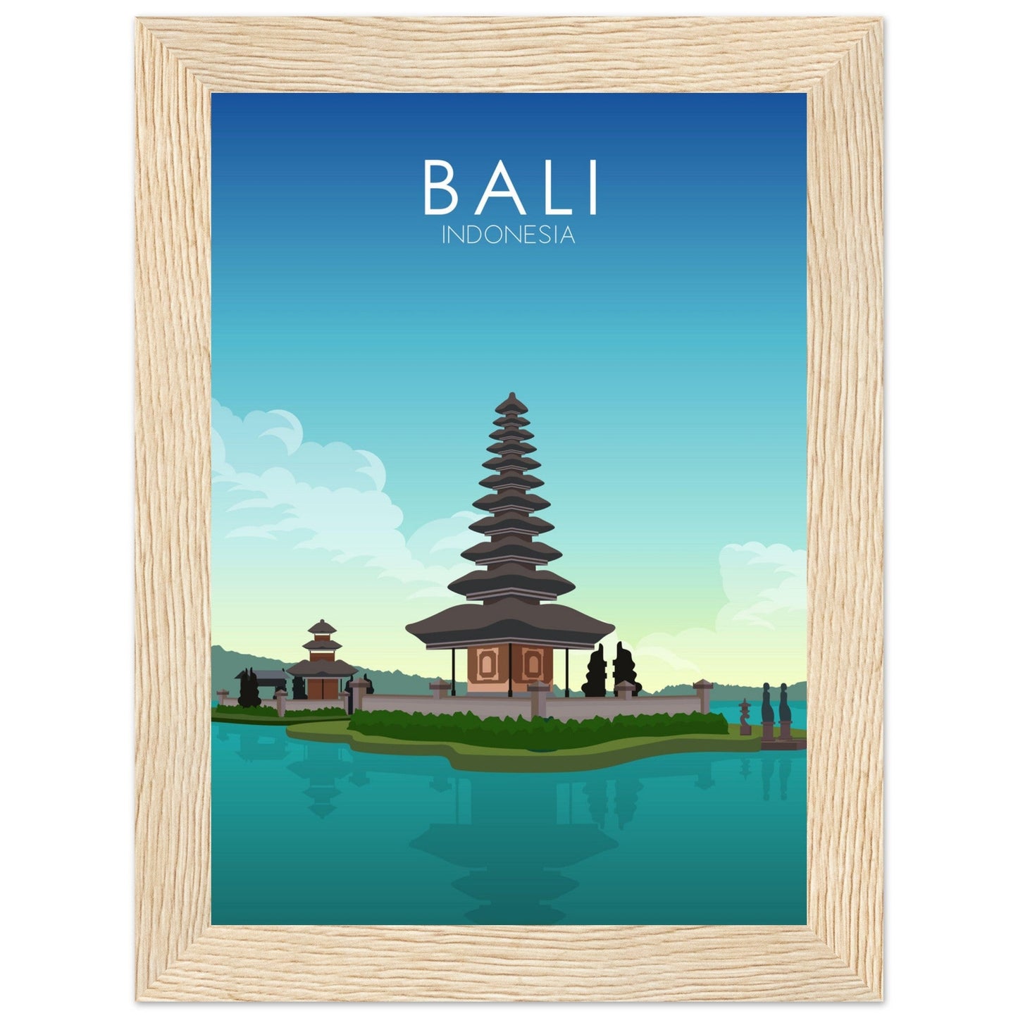 Bali Poster | Bali Wall Art | Bali Daytime Print