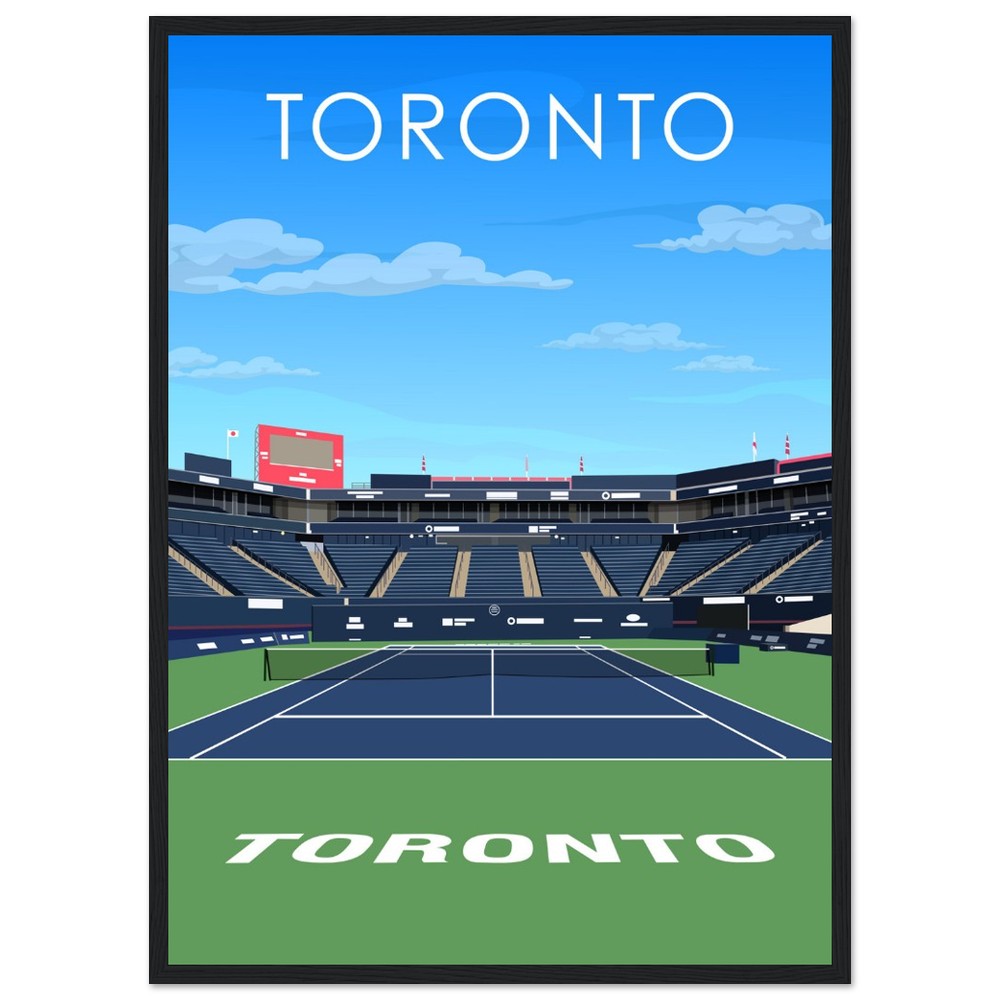 Toronto ATP/WTA Masters Tennis Stadium Poster