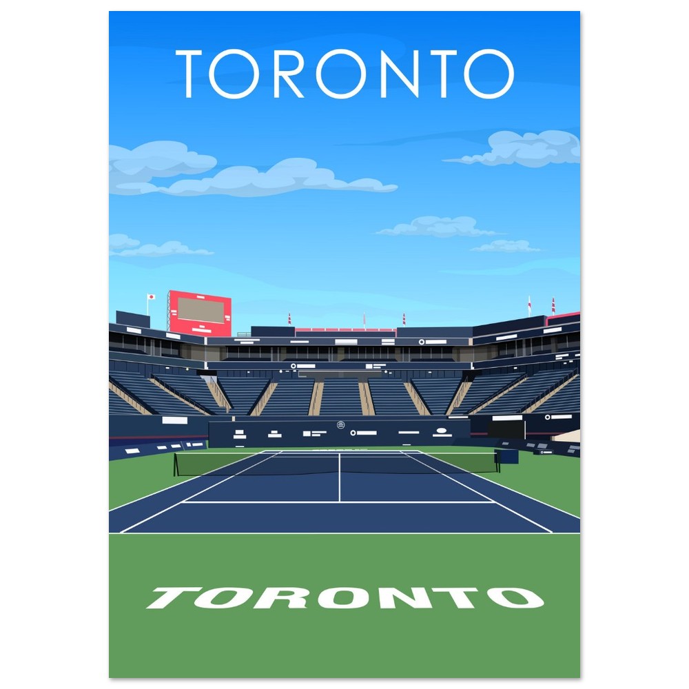 Toronto ATP/WTA Masters Tennis Stadium Poster