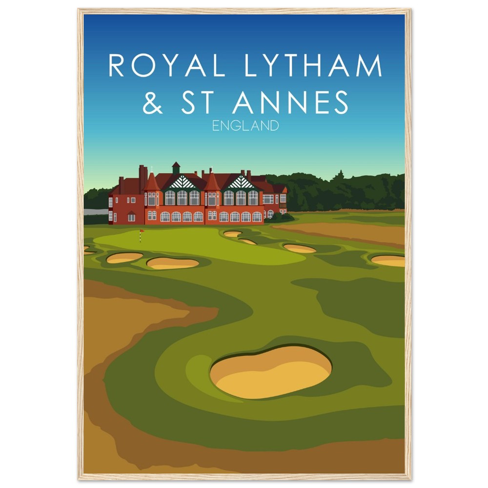 Royal Lytham & St Annes Golf Course Poster