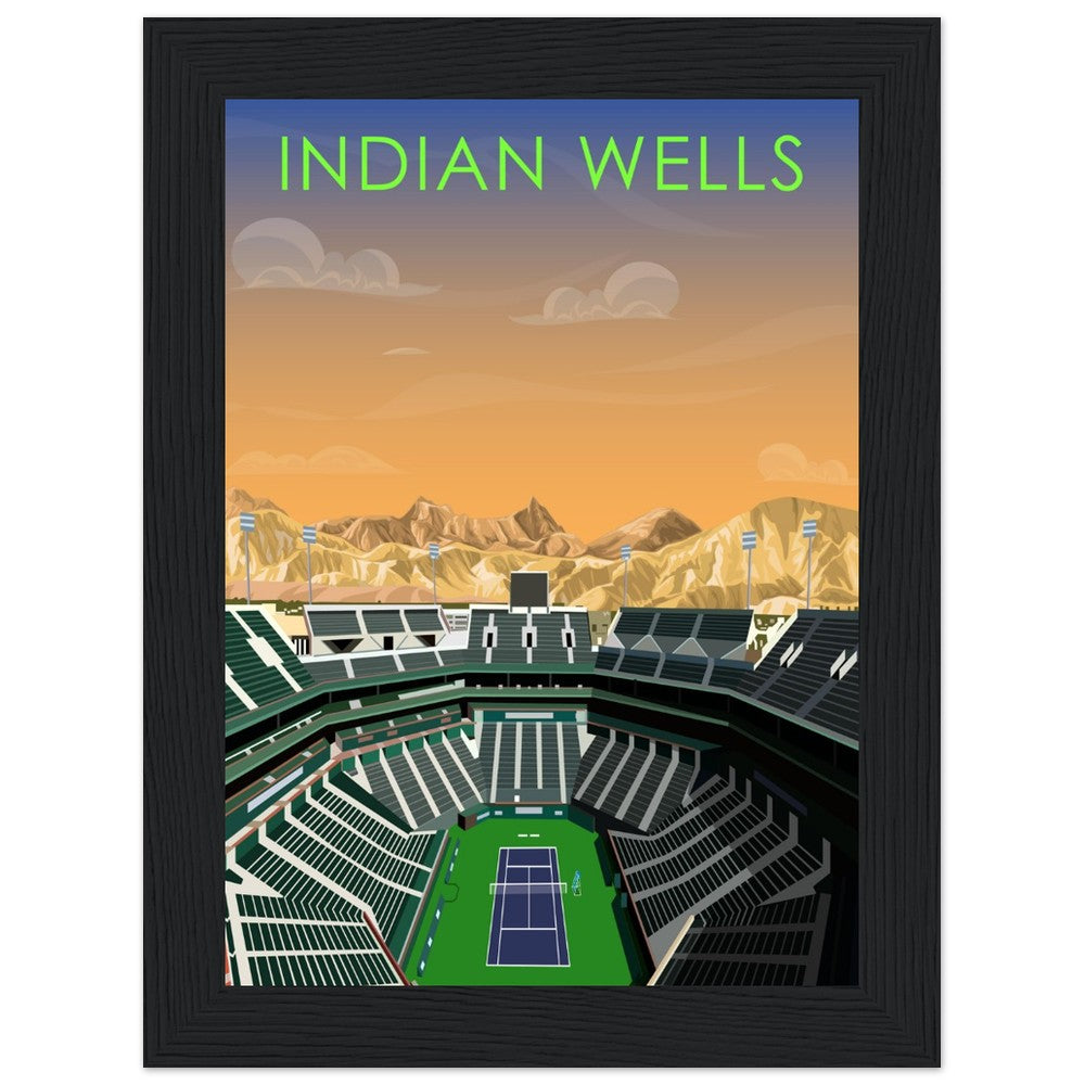 Indian Wells ATP/WTA Tennis Stadium Poster