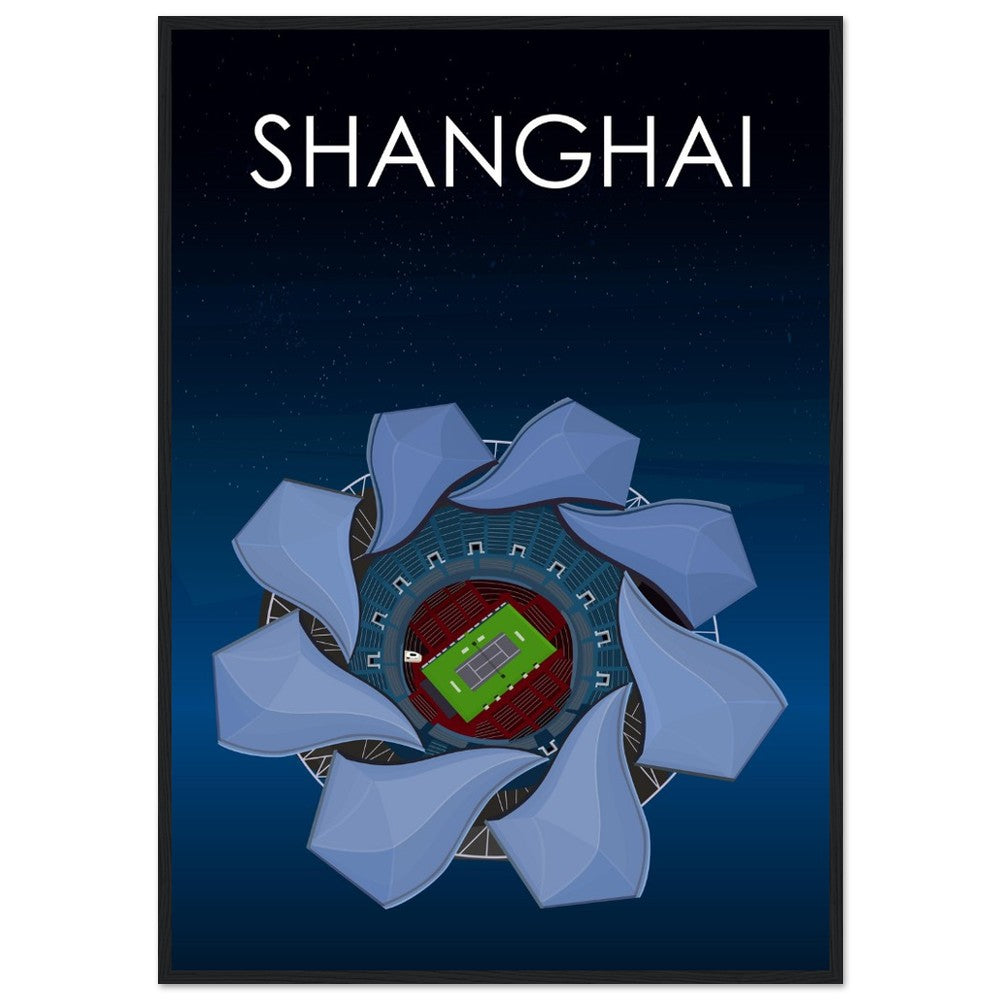 Shanghai ATP Masters Tennis Stadium Poster
