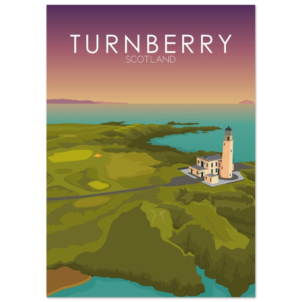 Turnberry Golf Course Sunset Print