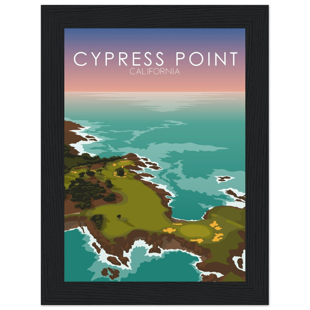 Cypress Point Golf Course Sunset Print