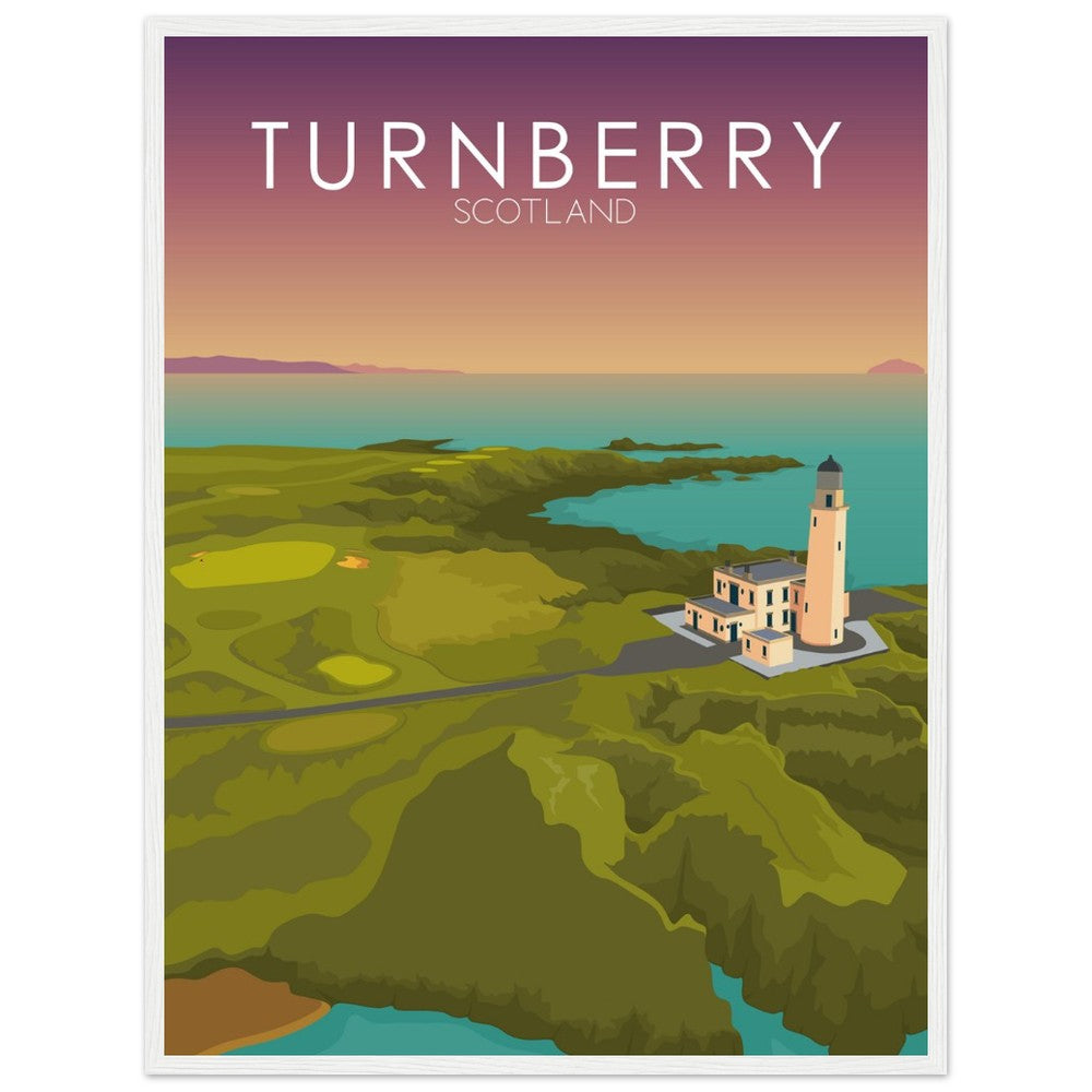 Turnberry Golf Course Sunset Print