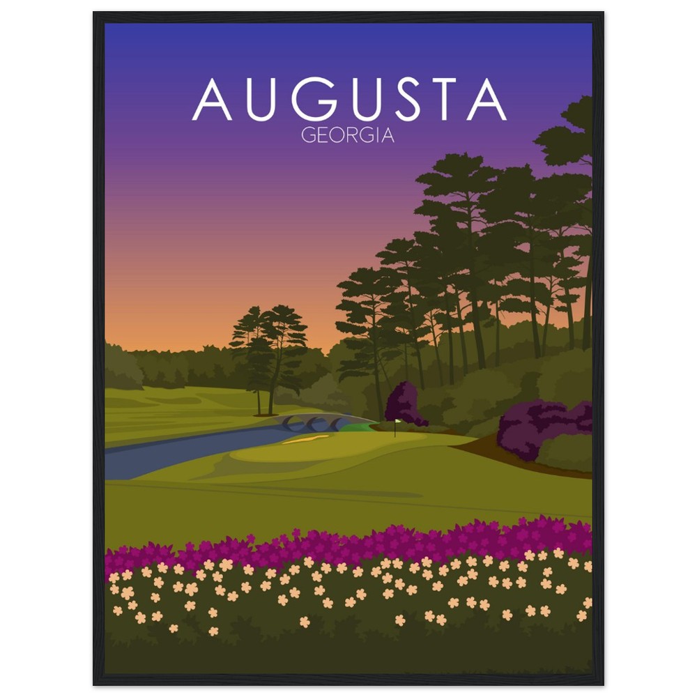 Augusta National Golf Course Sunset Print | Augusta National Poster