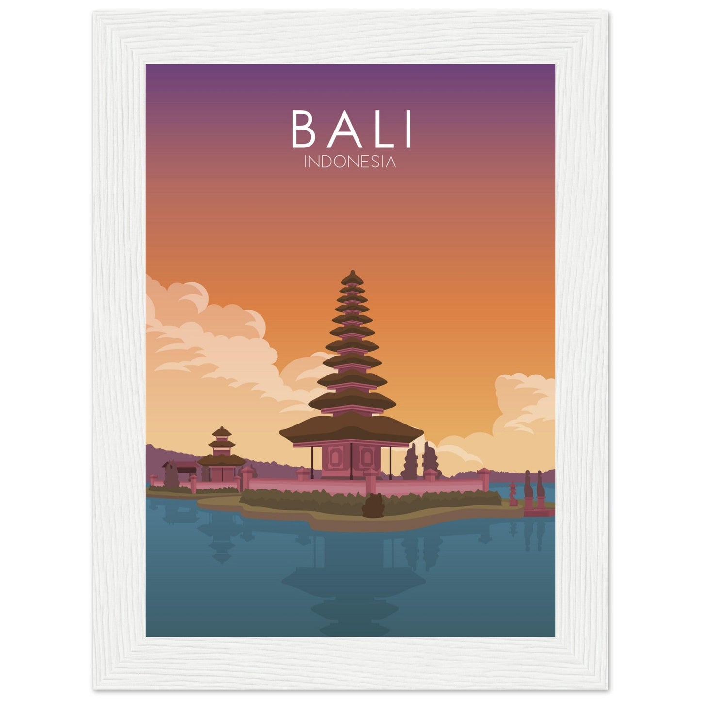 Bali Poster | Bali Wall Art | Bali Sunset Print