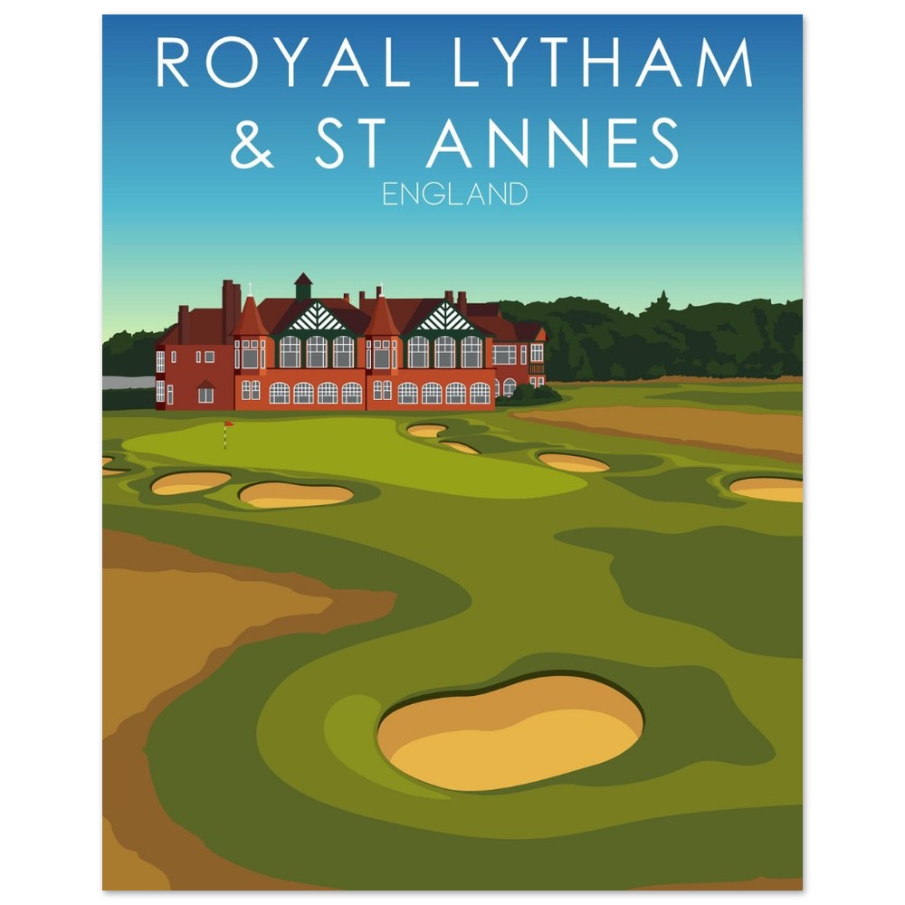 Royal Lytham & St Annes Golf Course Poster
