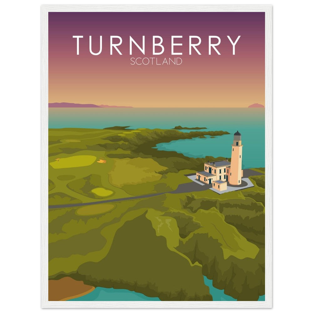 Turnberry Golf Course Sunset Print