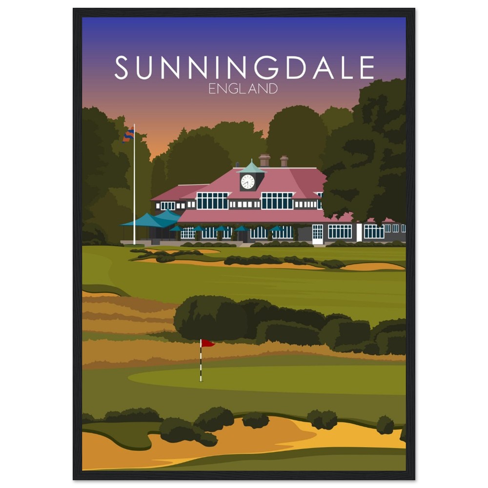 Sunningdale Golf Course Sunset Print