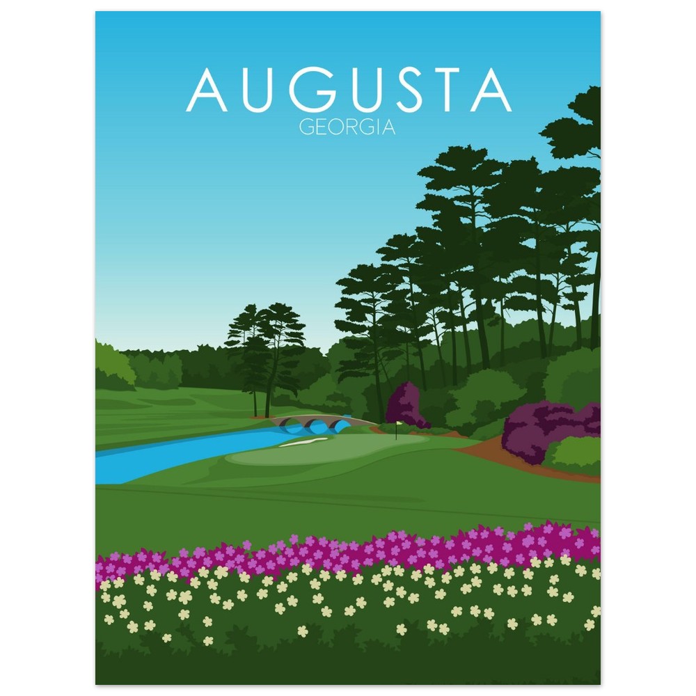 Augusta National Golf Course Print | Augusta National Poster