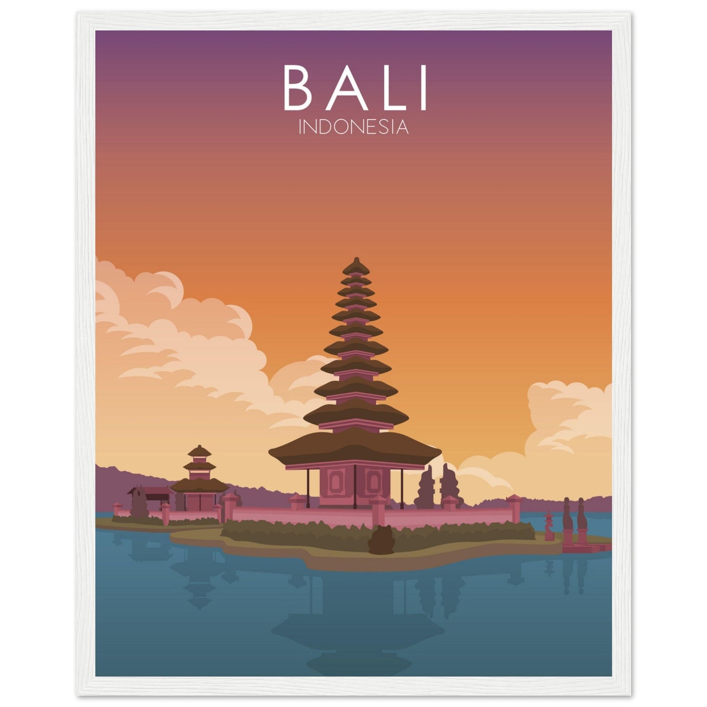 Bali Poster | Bali Wall Art | Bali Sunset Print