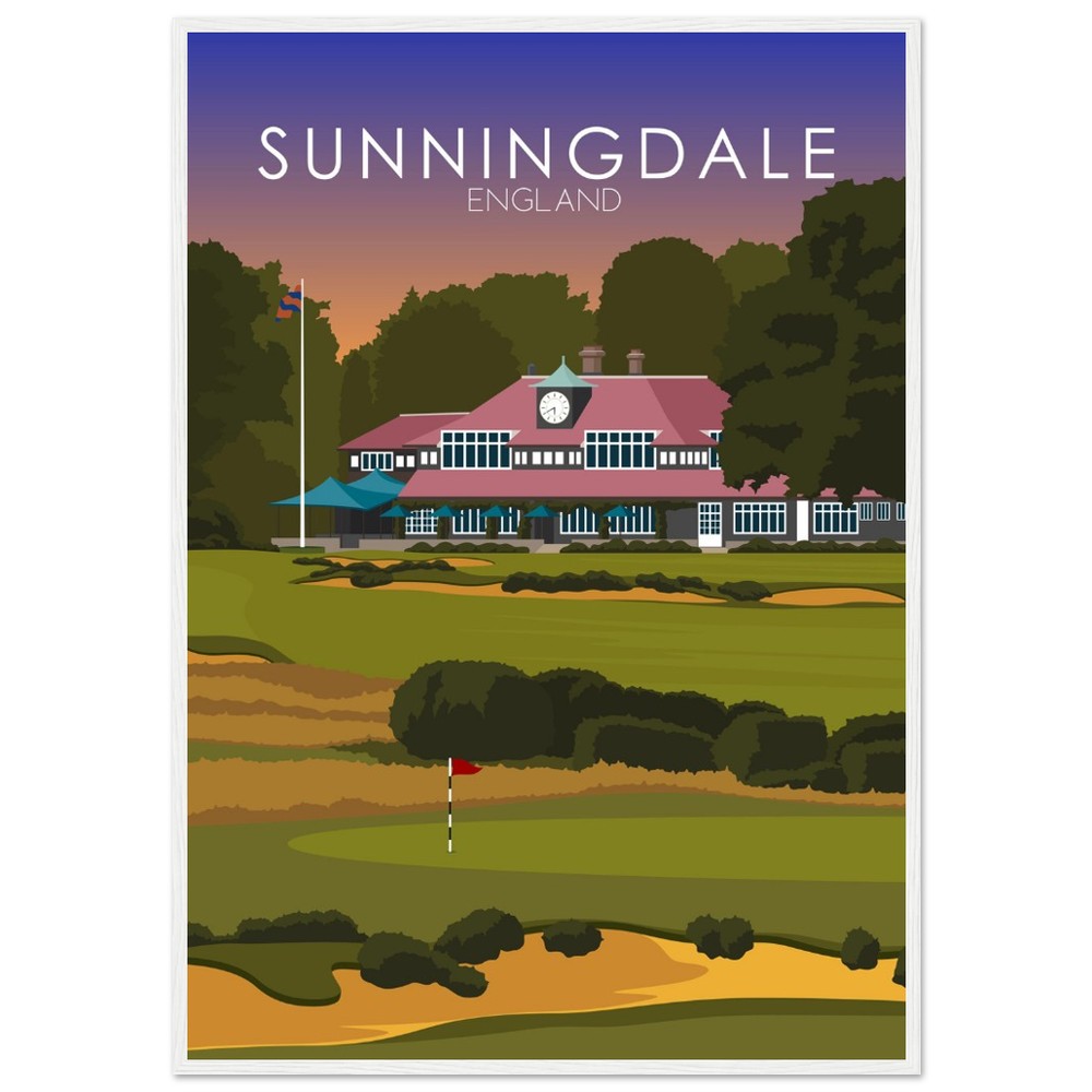 Sunningdale Golf Course Sunset Print