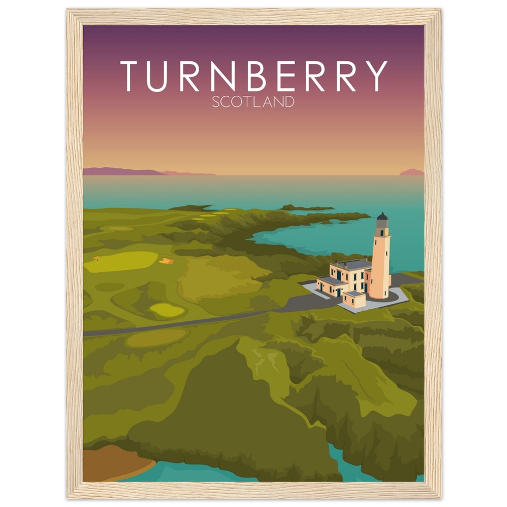 Turnberry Golf Course Sunset Print