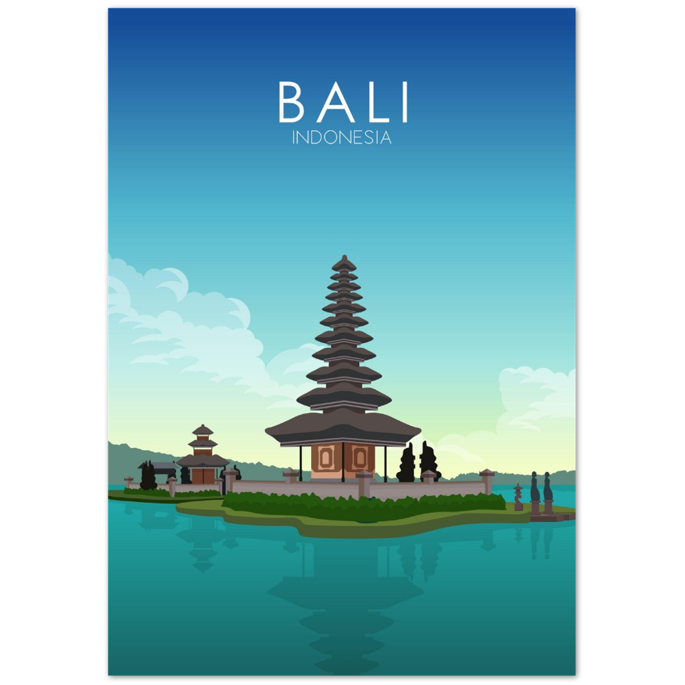 Bali Poster | Bali Wall Art | Bali Daytime Print