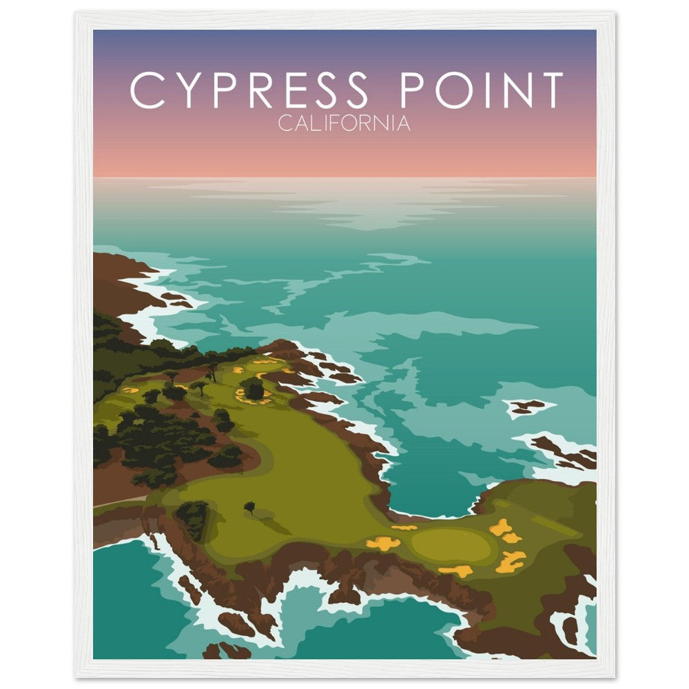 Cypress Point Golf Course Sunset Print