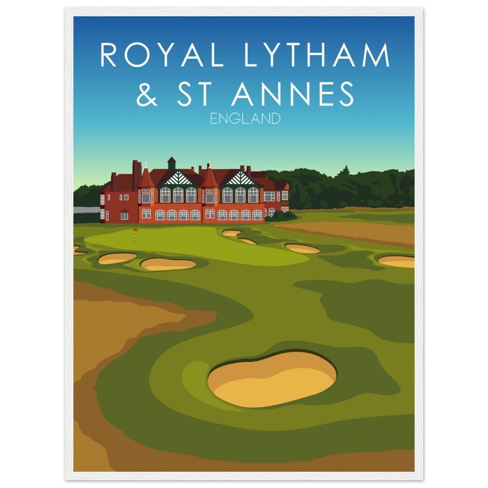 Royal Lytham & St Annes Golf Course Poster