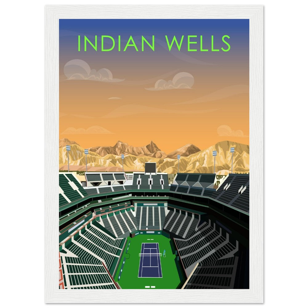 Indian Wells ATP/WTA Tennis Stadium Poster