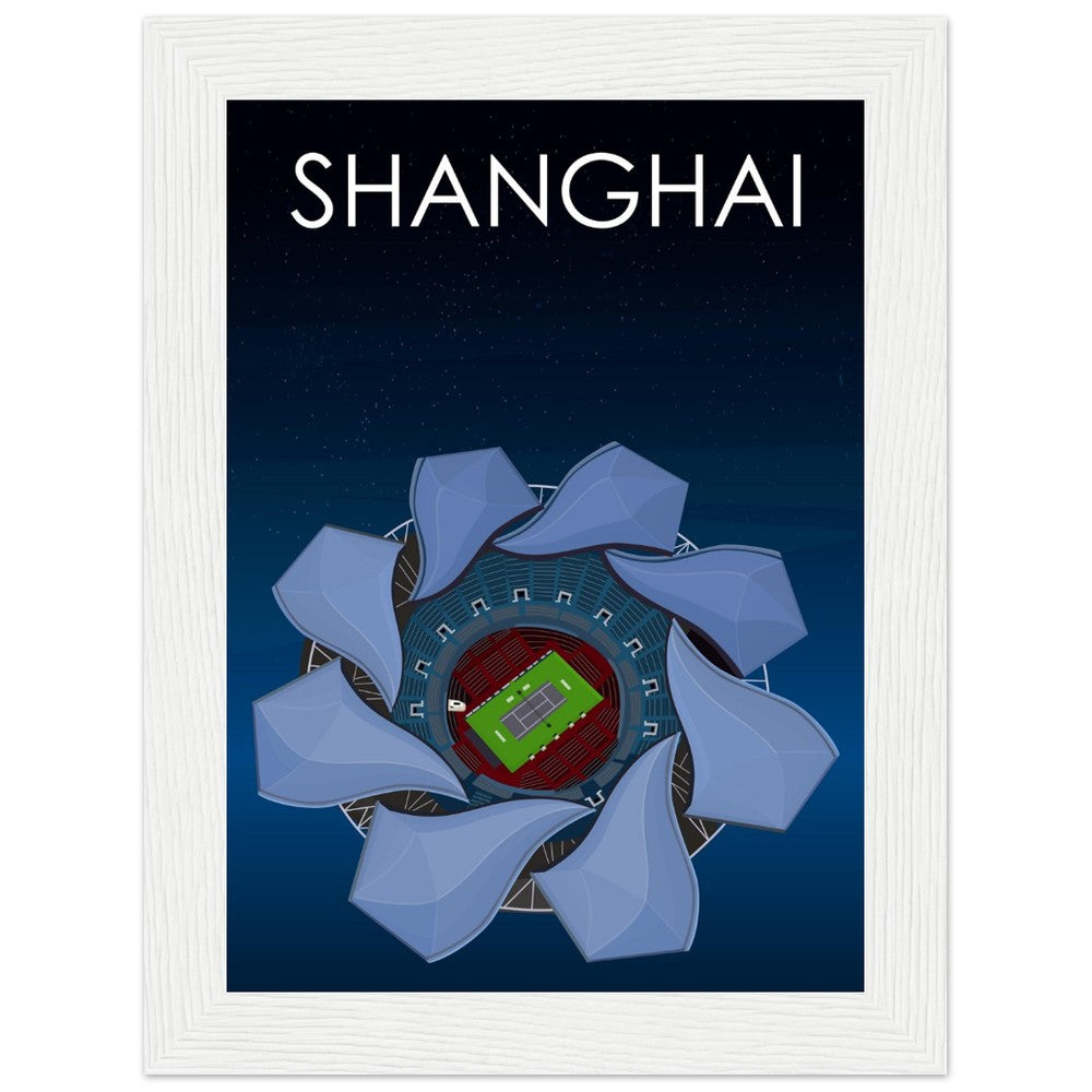 Shanghai ATP Masters Tennis Stadium Poster