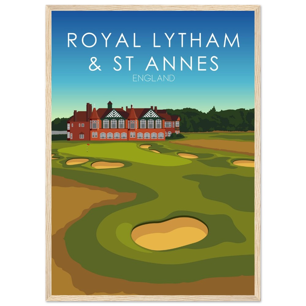Royal Lytham & St Annes Golf Course Poster