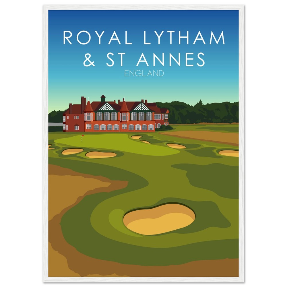 Royal Lytham & St Annes Golf Course Poster