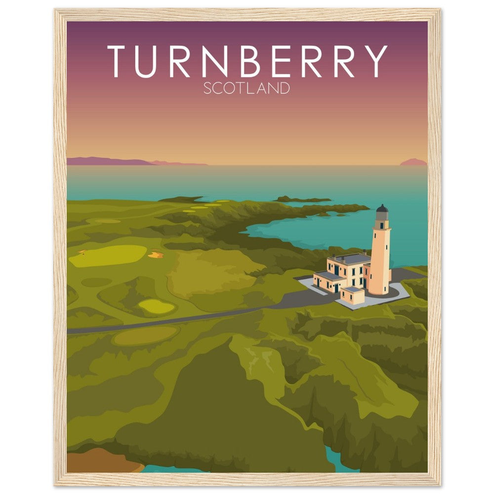 Turnberry Golf Course Sunset Print